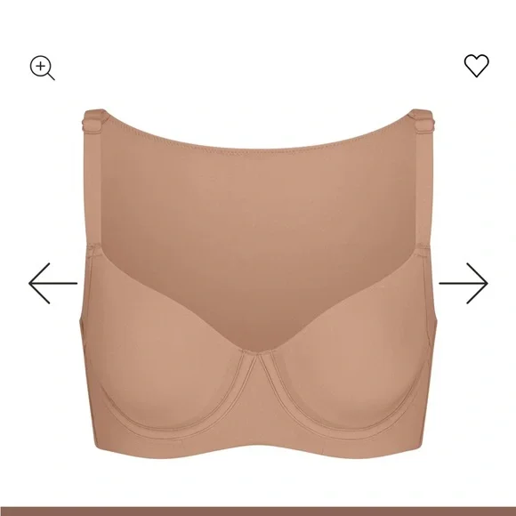 SKIMS FITS EVERYBODY BACK SMOOTHING FULL COVERAGE BRA 34DDDD - Picture 3 of 11